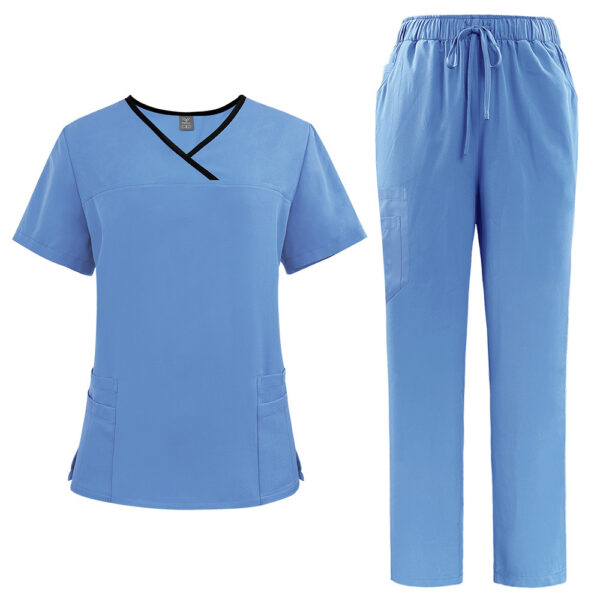 Export Hand Washing Suit Split Suit Short Sleeve Uniform - Image 9