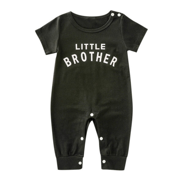 Male Alphabet Long Sleeved Romper Newborn Baby Jumpsuit Female Baby Casual Romper - Image 2