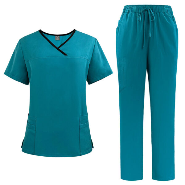 Export Hand Washing Suit Split Suit Short Sleeve Uniform - Image 4