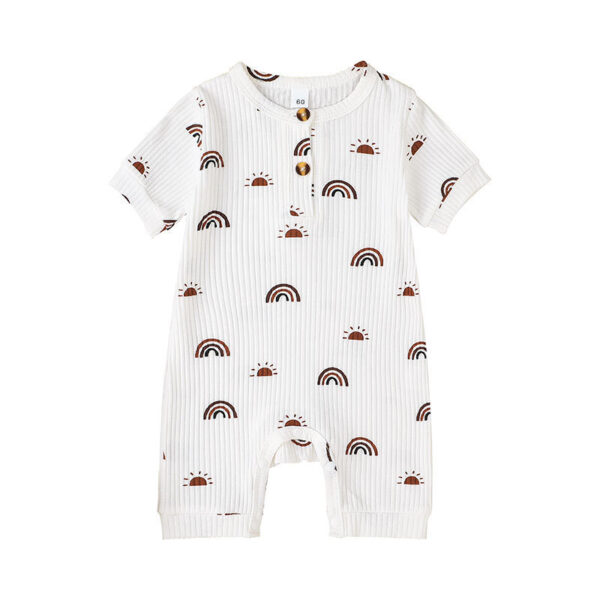 Summer New Short Sleeves For Baby And Infants Rompers Jumpsuit - Image 7