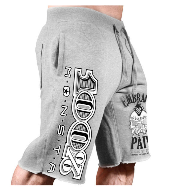 Shorts Casual Running Big Print Five-Point Pants Cotton Shorts Men - Image 5