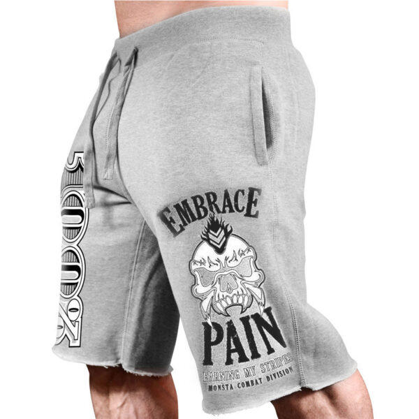 Shorts Casual Running Big Print Five-Point Pants Cotton Shorts Men - Image 2