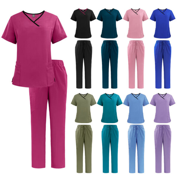 Export Hand Washing Suit Split Suit Short Sleeve Uniform