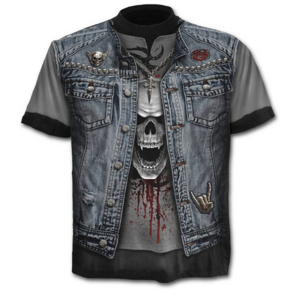 Men's Printed 3D Short Sleeve - Image 2