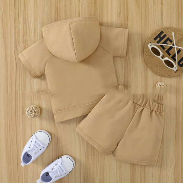 Ins Popular Children's Clothing Fashion Letters Printing Suit - Image 4