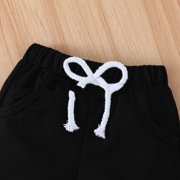 Ins Popular Children's Clothing Fashion Letters Printing Suit - Image 5