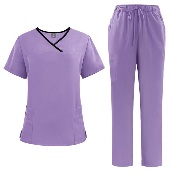 Export Hand Washing Suit Split Suit Short Sleeve Uniform - Image 5