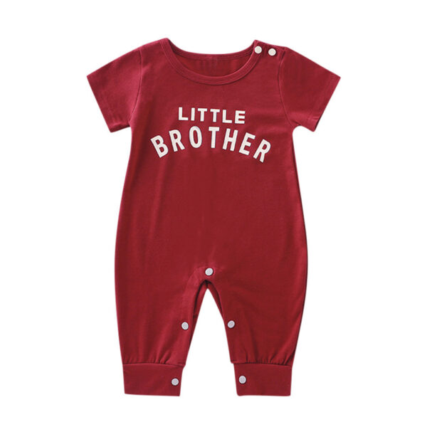 Male Alphabet Long Sleeved Romper Newborn Baby Jumpsuit Female Baby Casual Romper - Image 5