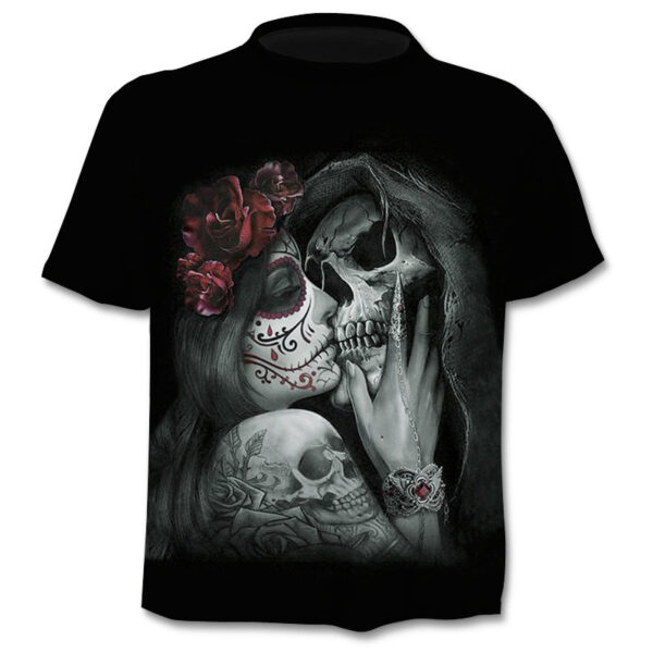Men's Printed 3D Short Sleeve