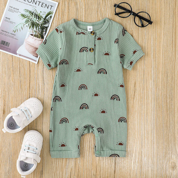 Summer New Short Sleeves For Baby And Infants Rompers Jumpsuit - Image 9