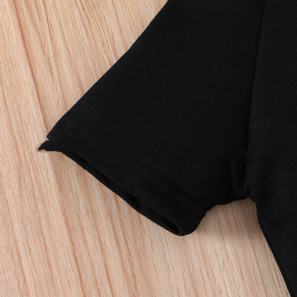 Ins Popular Children's Clothing Fashion Letters Printing Suit - Image 3