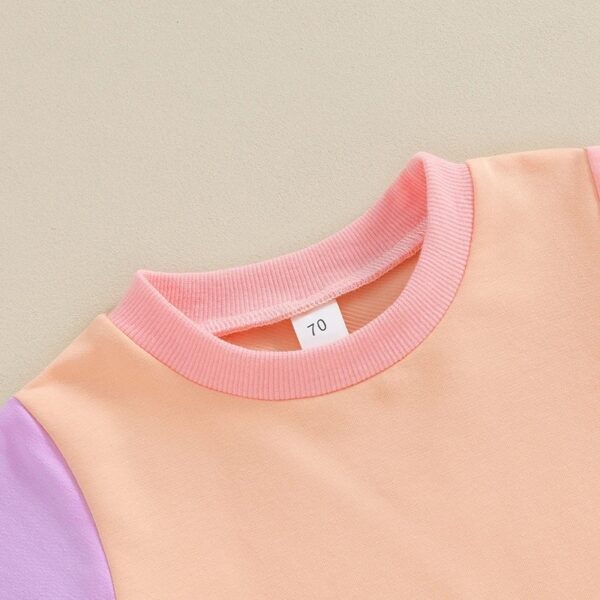 Cute Color Matching Short-sleeved T-shirt And Shorts Two-piece Set - Image 5