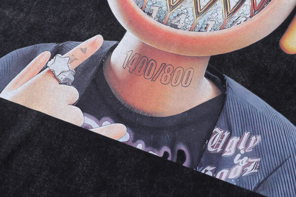 Retro Cartoon Printed Loose Round Neck Short Sleeve T-shirt - Image 4