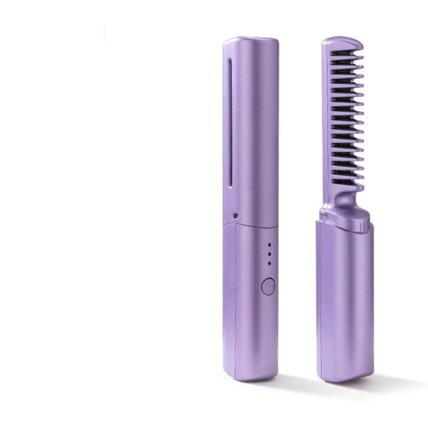 Professional Wireless Hair Straightener Curler Comb Fast Heating Negative Ion Straightening Curling Brush Hair Styling Tools - Image 8